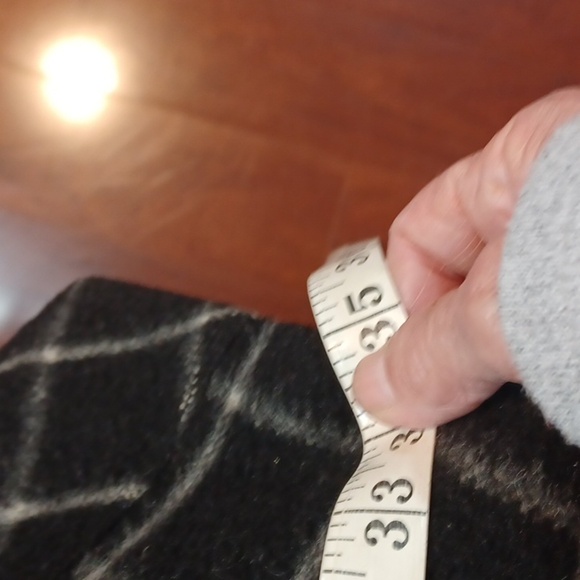 Portrait Union Made USA Rare Vintage  Black Checker %100 Wood Coat  XL - Picture 6 of 10